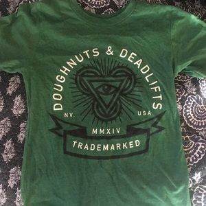 Doughnuts and Deadlifts Arnold Tee